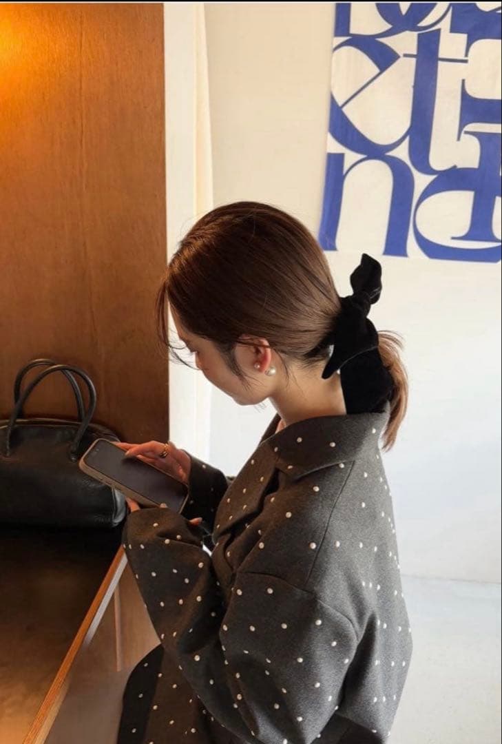 新品 CLANE クラネ パールジャケット PEARL DOT JACKET