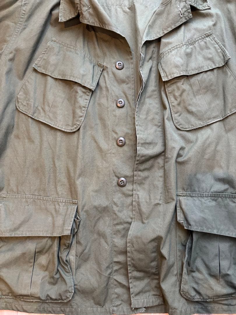 ジャングルファティーグジャケット　リップストップ　large-short