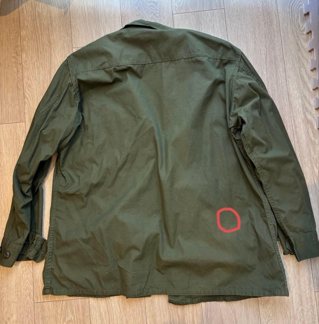 ジャングルファティーグジャケット　リップストップ　large-short