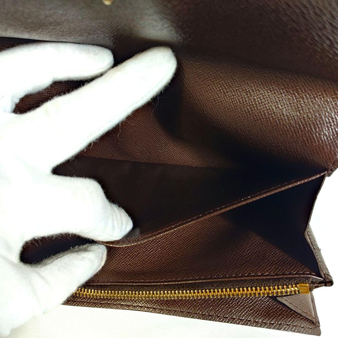 良品 ルイヴィトン ダミエ ポルトフォイユサラ　 型番N61726/CA1025