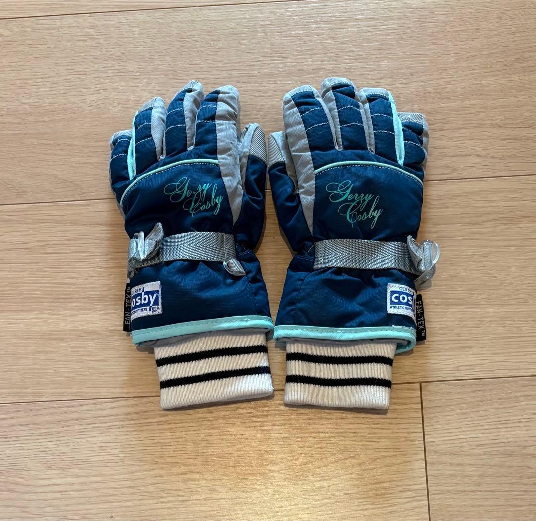 Columbia 子ども用 スキーウェア上下セット＋プロテクター、グローブ付