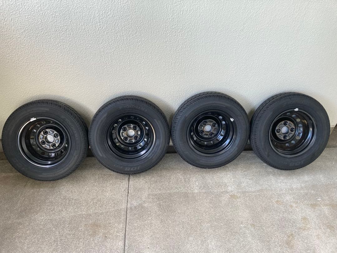 アトレー 新車外し 145/80R12 タイヤ ホイール セット キャップ付き