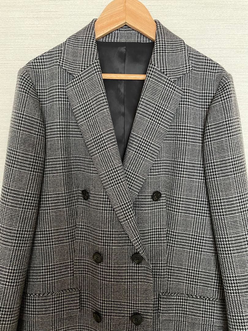 12月15日まで　AOKI ミワク　ツイードストレッチ ダブルジャケット