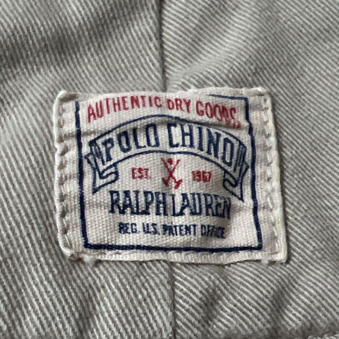 90s00sヴィンテージUSA製ポロバイラルフローレンポロチノベージュW33古着