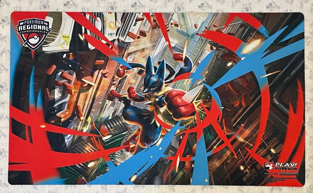 希少 メガルカリオ リージョナル プレイマット ポケモンカード 公式品