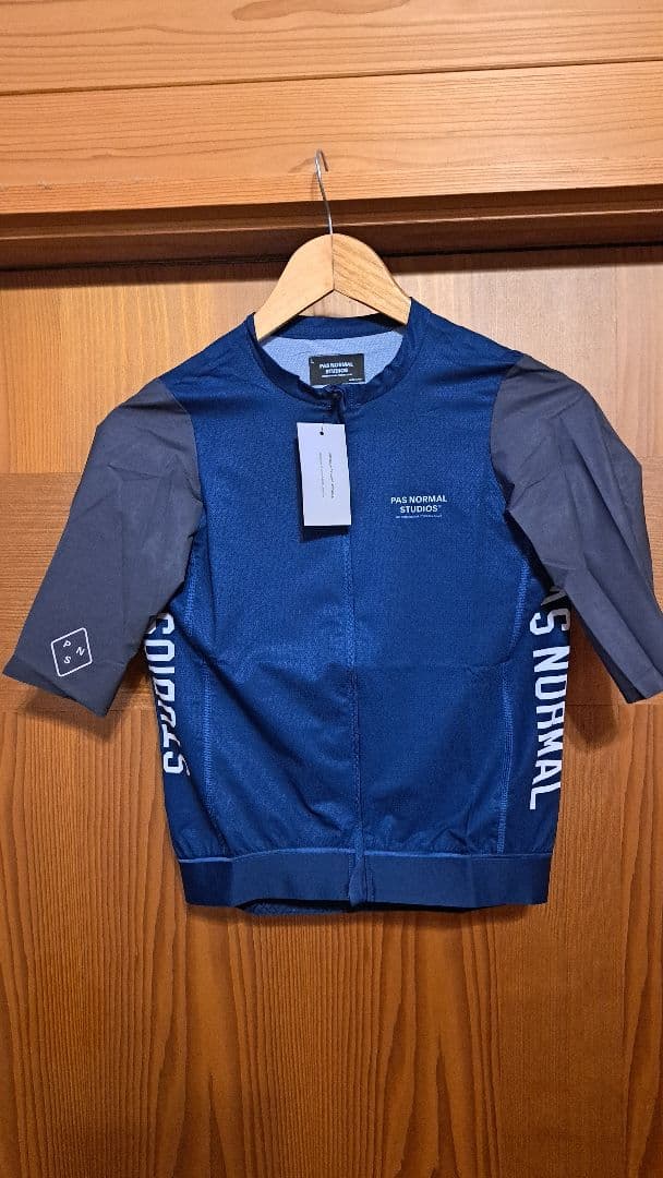 Pas Normal Studios 半袖サイクルジャージ L ディープブルー