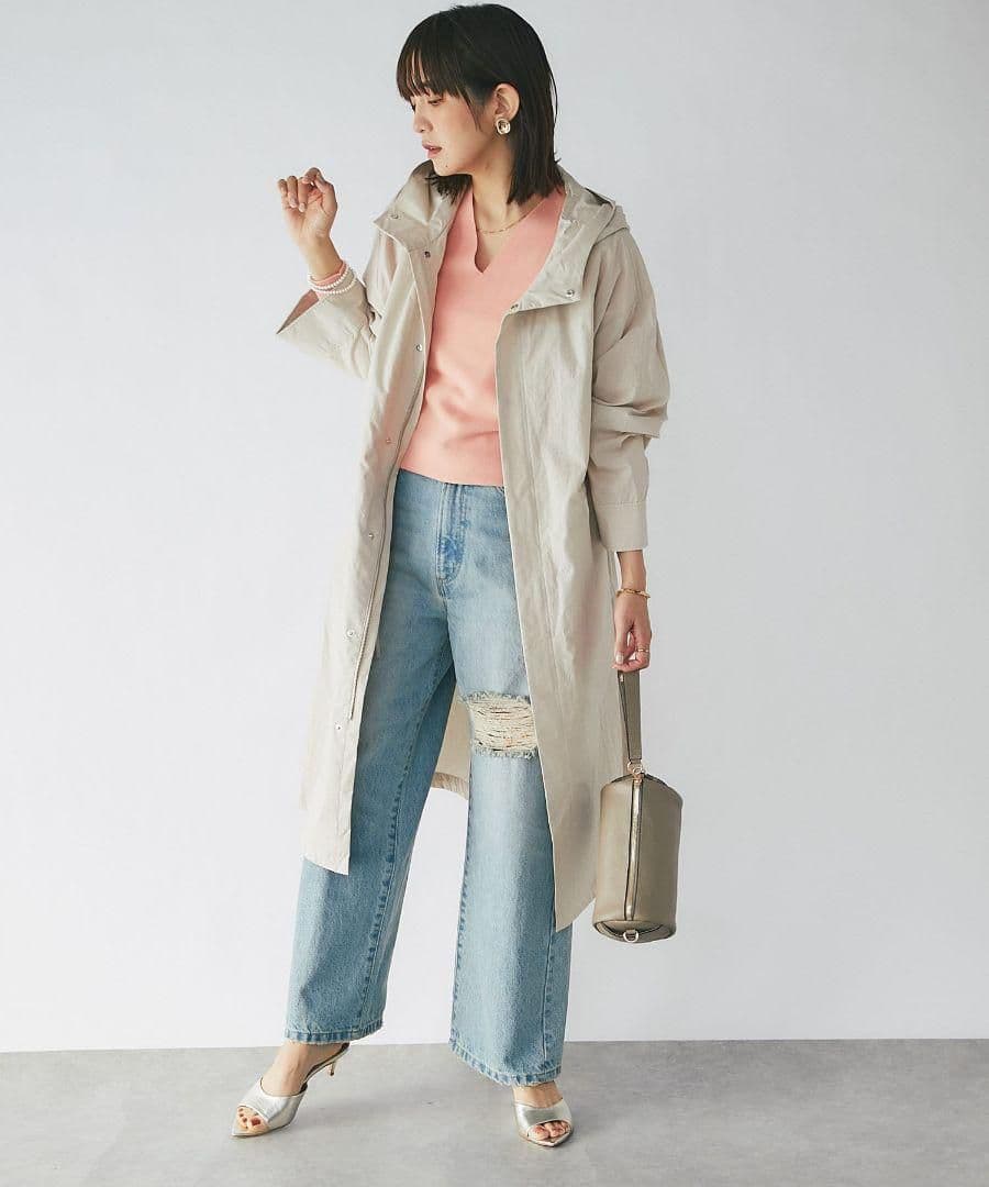 リヴドロワ✨機能的でお洒落に着回せる✨エンジョイショッピングライトモッズコート