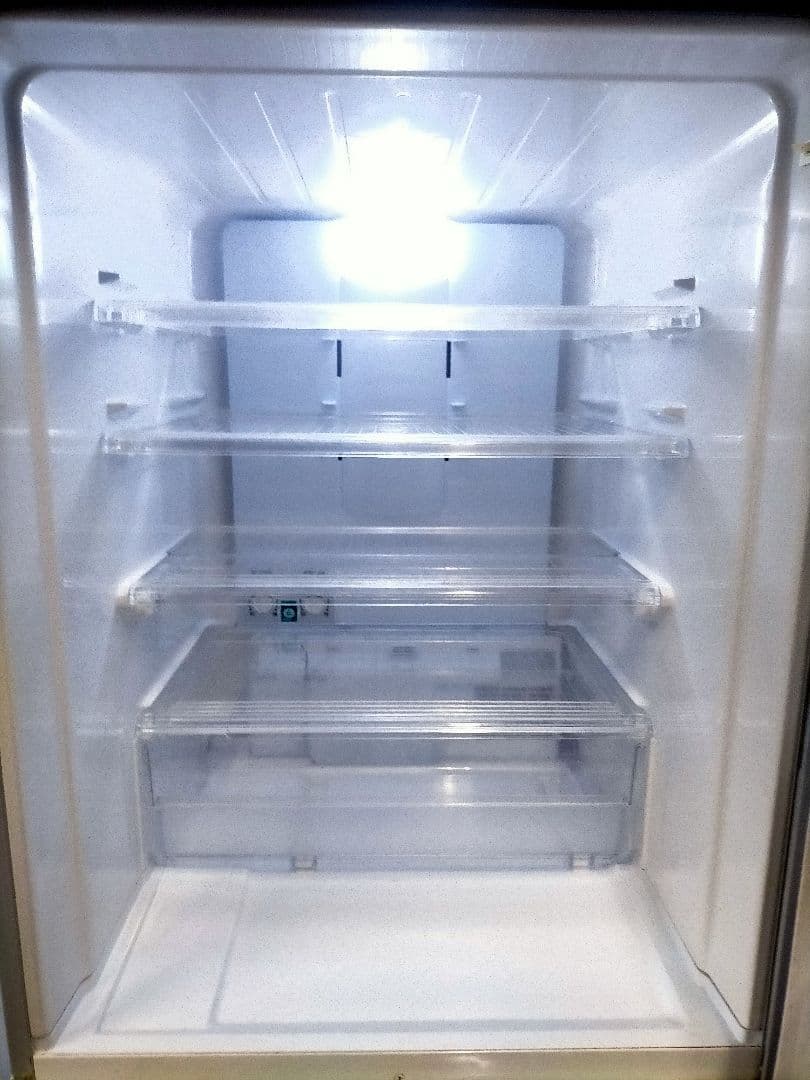 SHARP 2018年製 350Ｌ大型冷蔵庫 大容量SJ-W351D-S 両開き