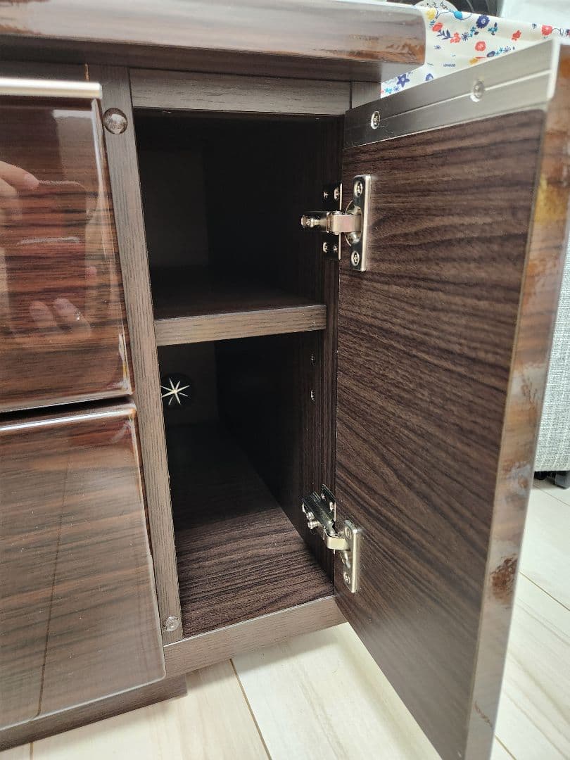 ダークブラウン テレビ台（幅125cm）