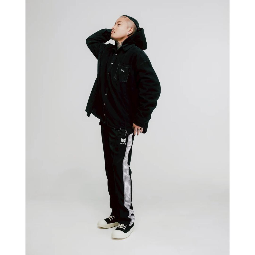 ナロー　XXL ブラック　グレー　ラメ　breath ブレス　ニードルス