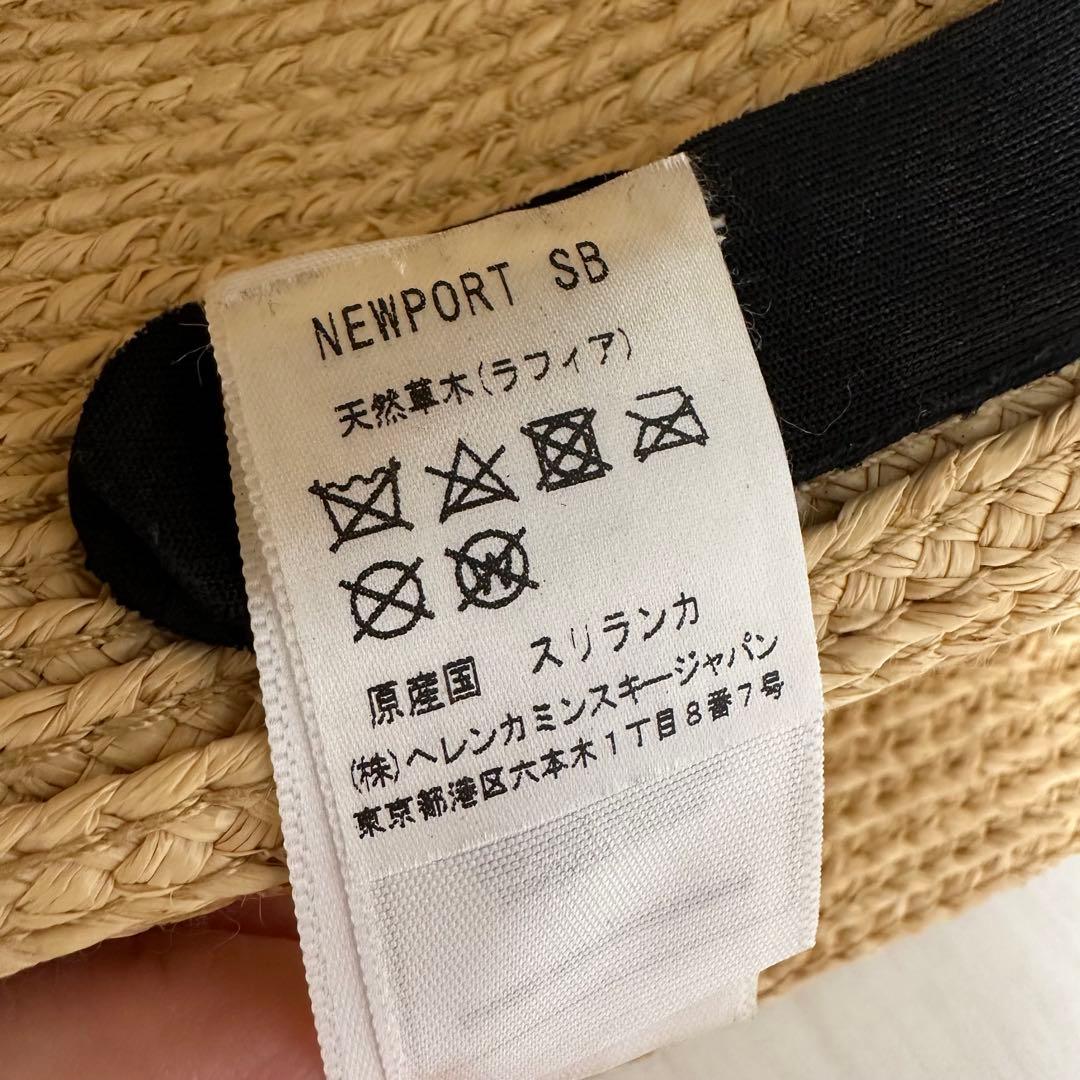 【美品】ヘレンカミンスキー 麦わら帽子 NEW PORT SB