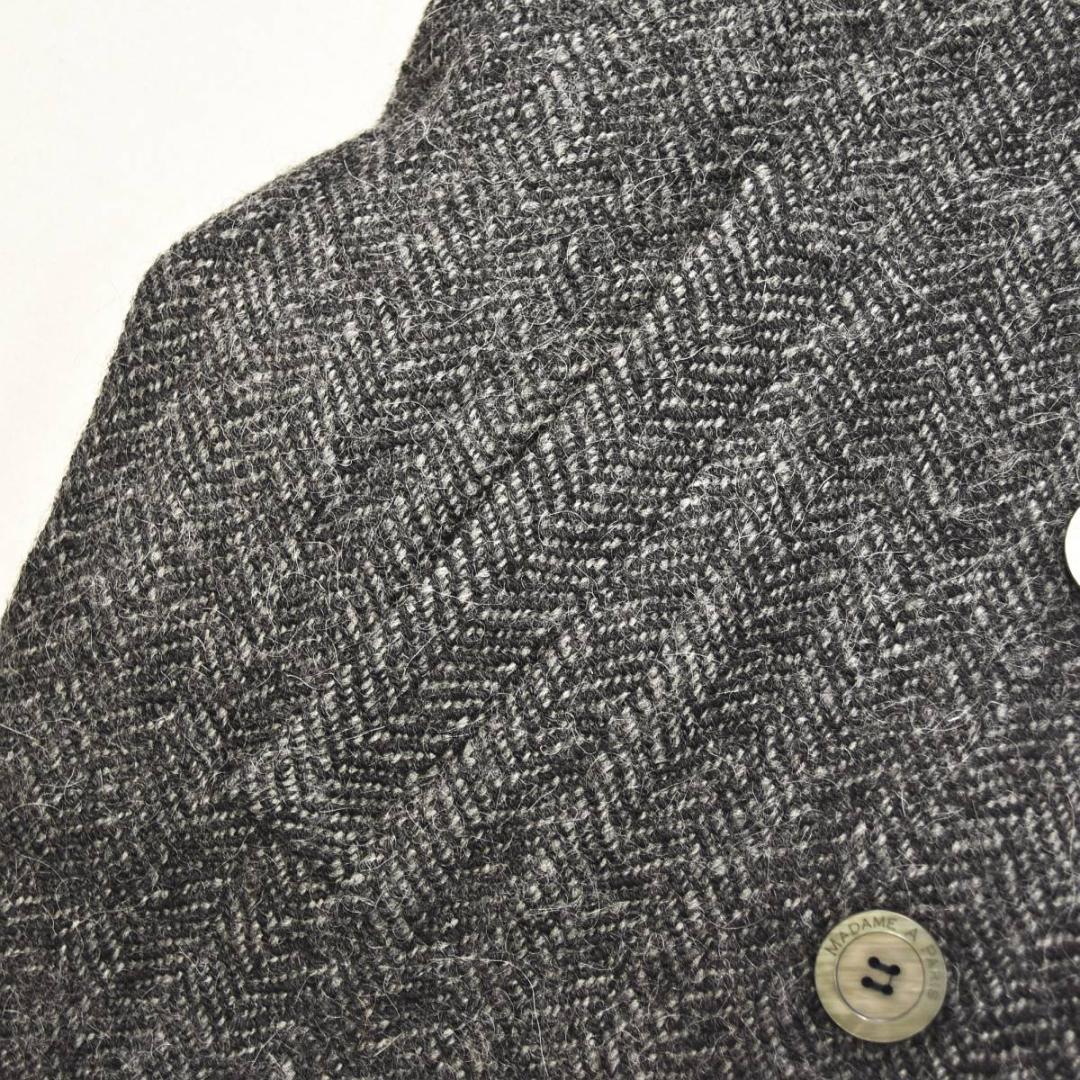 【高級】 【新品】 マダム ア パリ アルパカ混 ウールコート 通勤 オフィス♪