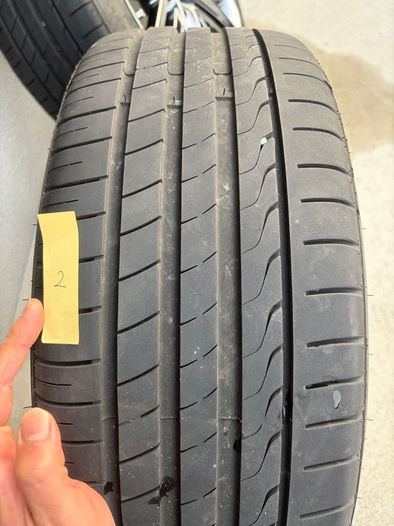 【人気】210系クラウン　純正オプション　スパッタリング　18インチ　4本