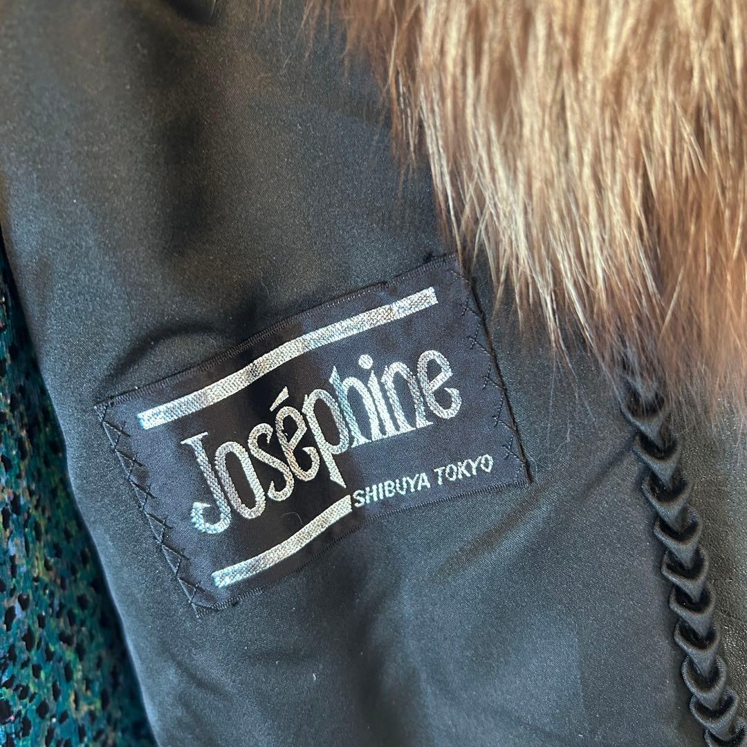 フォックス毛皮 コート サイズ11 ヒップ丈 裏地破れあり