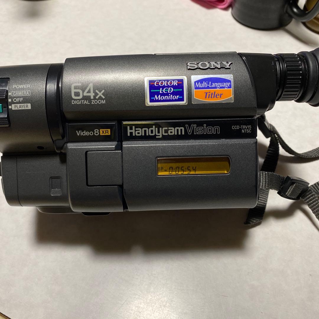 ビデオカメラ SONY Video8XR Handycam Vision CCD-TRV15