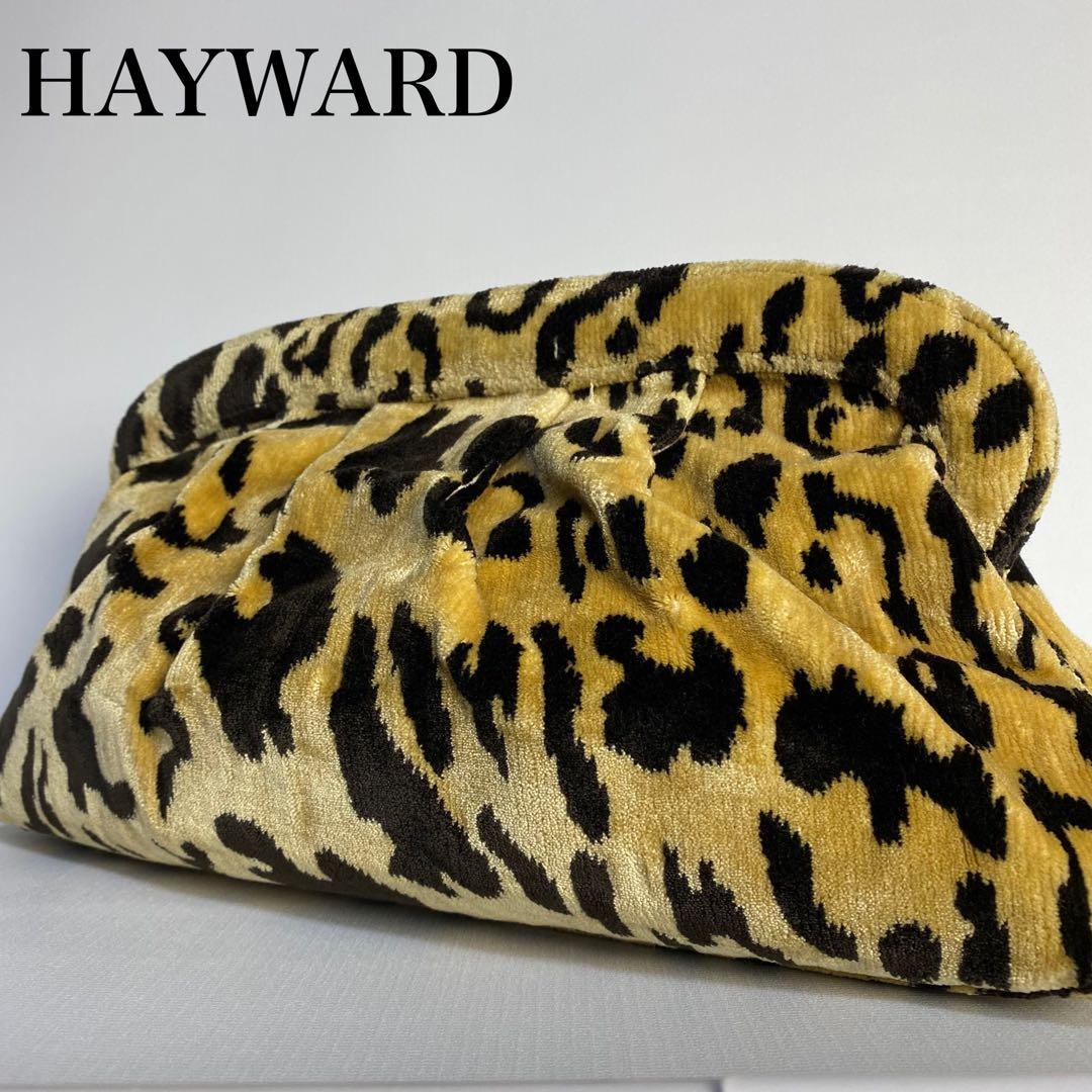 【美品】HAYWARD ヘイワード LEOPERD レオパード　クラッチバッグ