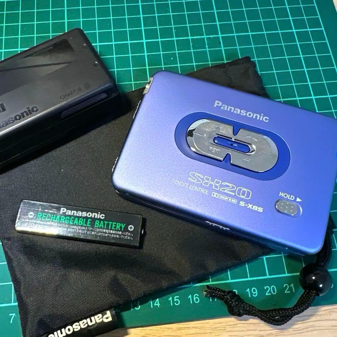 【極美DE修復品】Panasonic カセットプレーヤー RQ-SX20