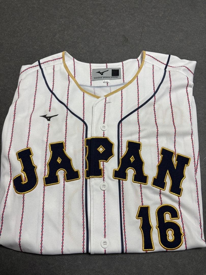 【極美品】日本代表 ユニフォーム 16 大谷翔平　オオタニサン WBC 刺繍