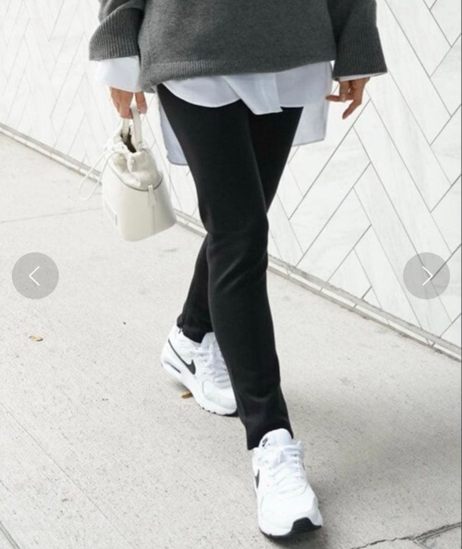 ドゥーズィエムクラス　Warm Zip レギンスパンツ　38