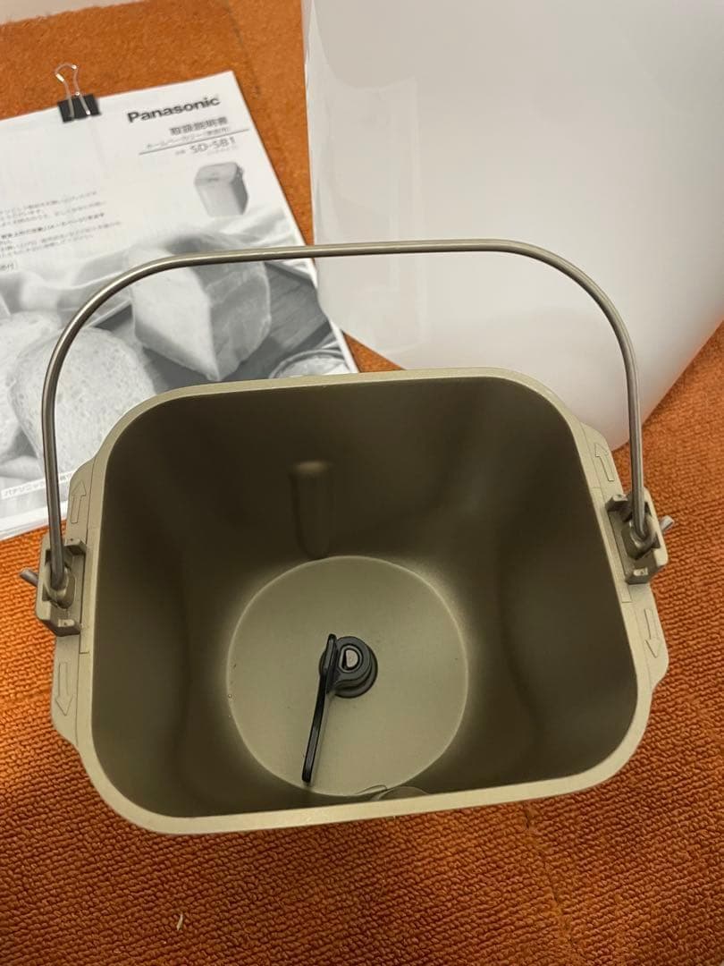 未使用近いパナソニック 20年製 ホームベーカリー1斤タイプ 20オートメニュー
