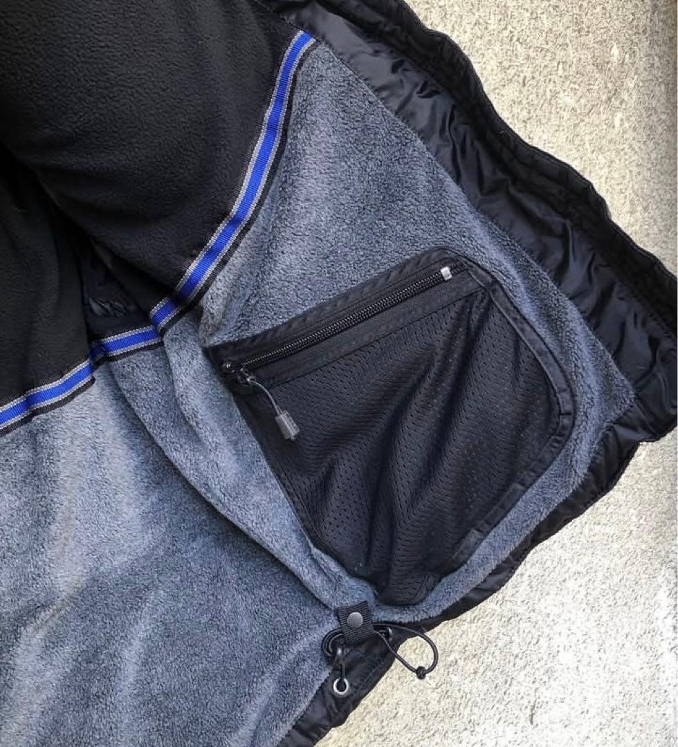 貴重★old gap 黒 ダウンベスト ジッパーポケット付き