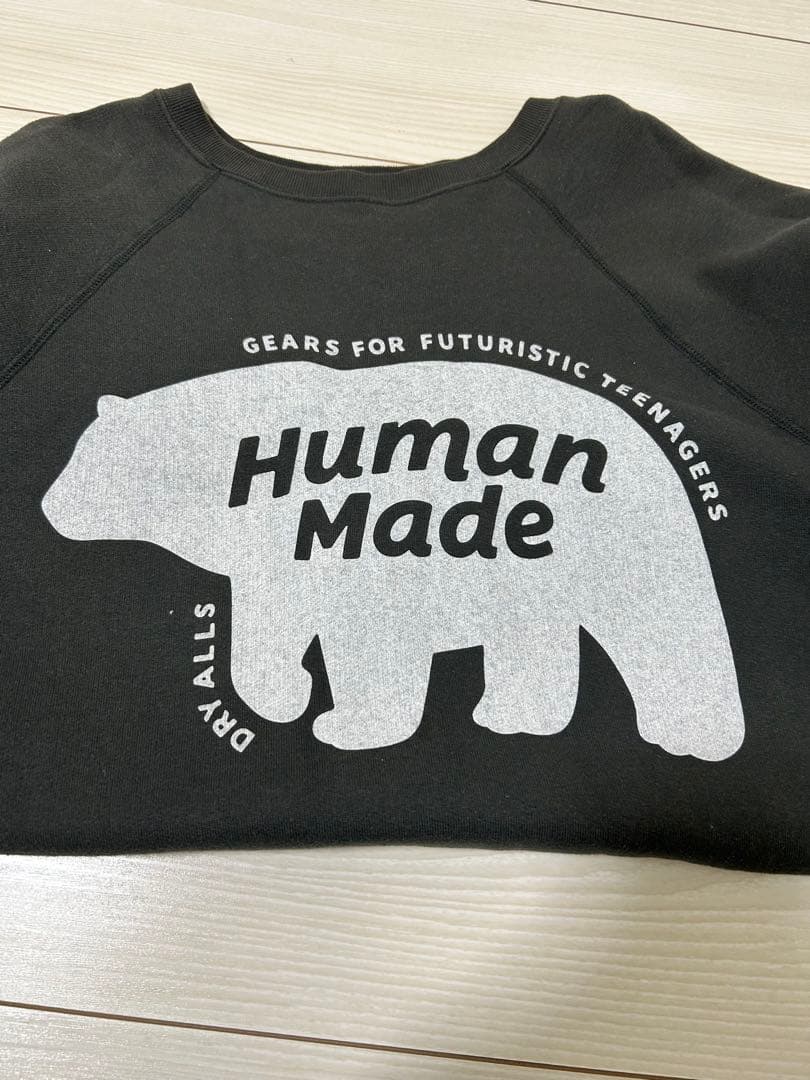 ザ*ワ様 human maid クルーネック クマモチーフXL