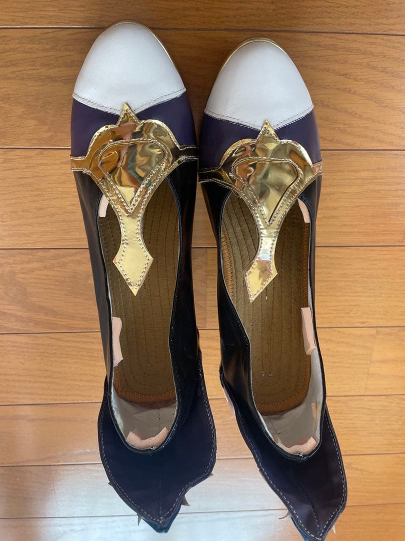 【フルセット】原神　夜蘭　三分妄想　コスプレ　衣装＋ウィッグ＋靴　Sサイズ