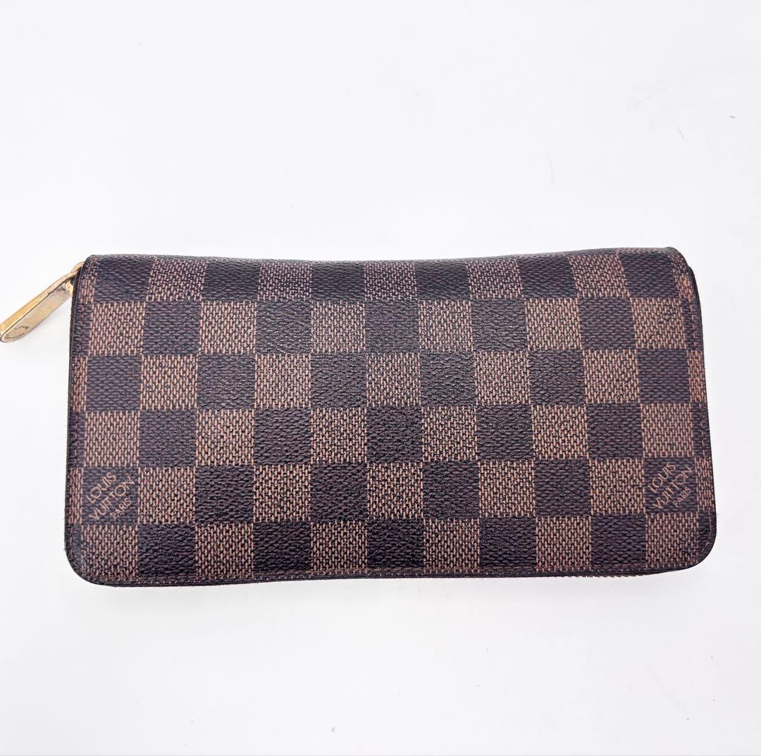 ルイ・ヴィトン N41661 ダミエ ジッピーウォレット ラウンドジップ 長財布