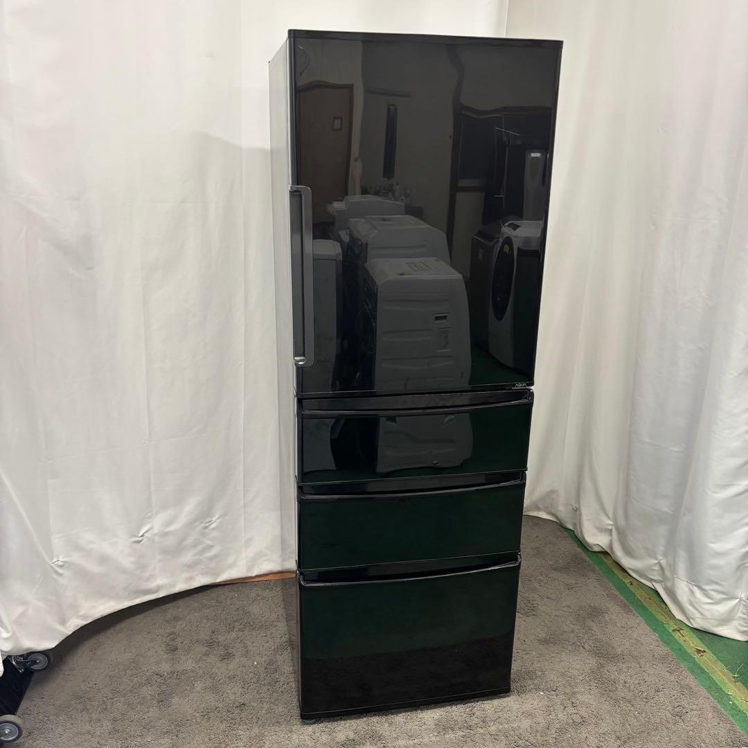 ★751　AQUA　設置無料　大型　冷蔵庫　　300-400ℓ　右開　安い　綺麗