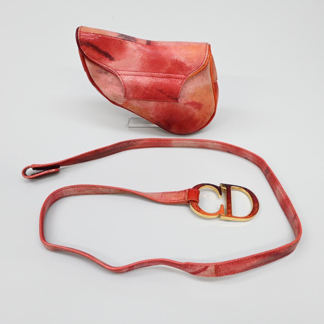 ■ 45606★クリスチャンディオール ウエストポーチ サドルバッグ