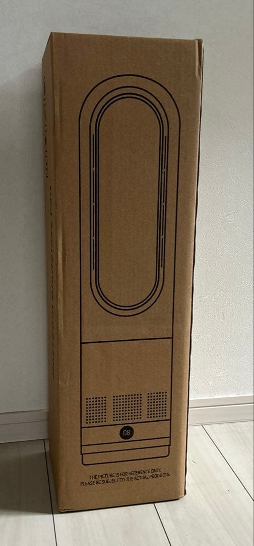 セラミックヒーター タワーファン 3段階暖風リモコン付き 軽量 PSE認証