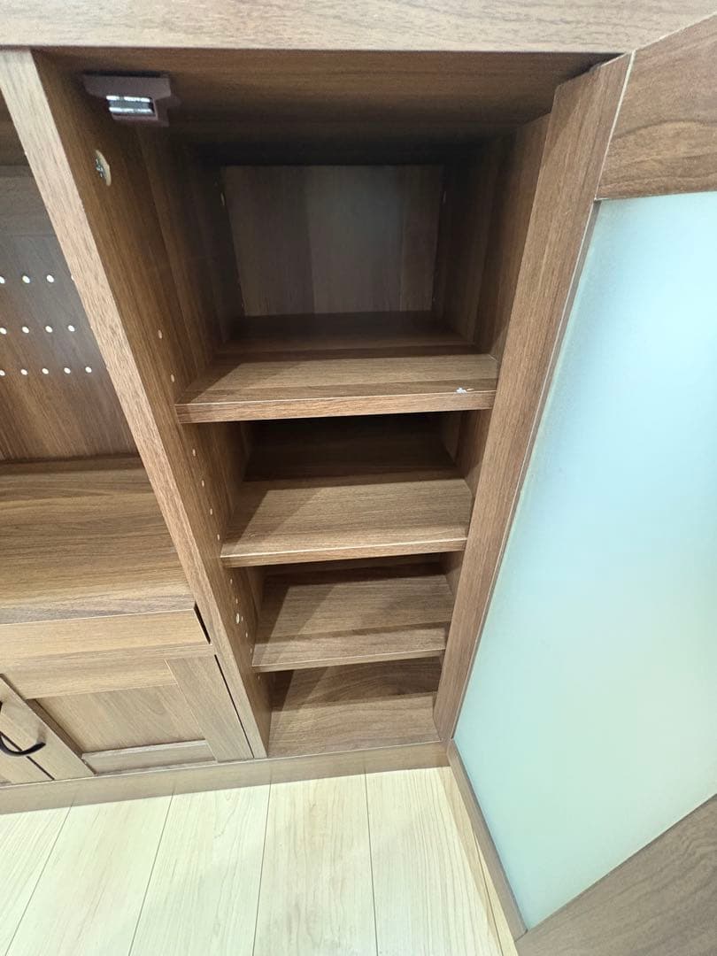 キッチンカウンター 伸縮式 拡張テーブル付き