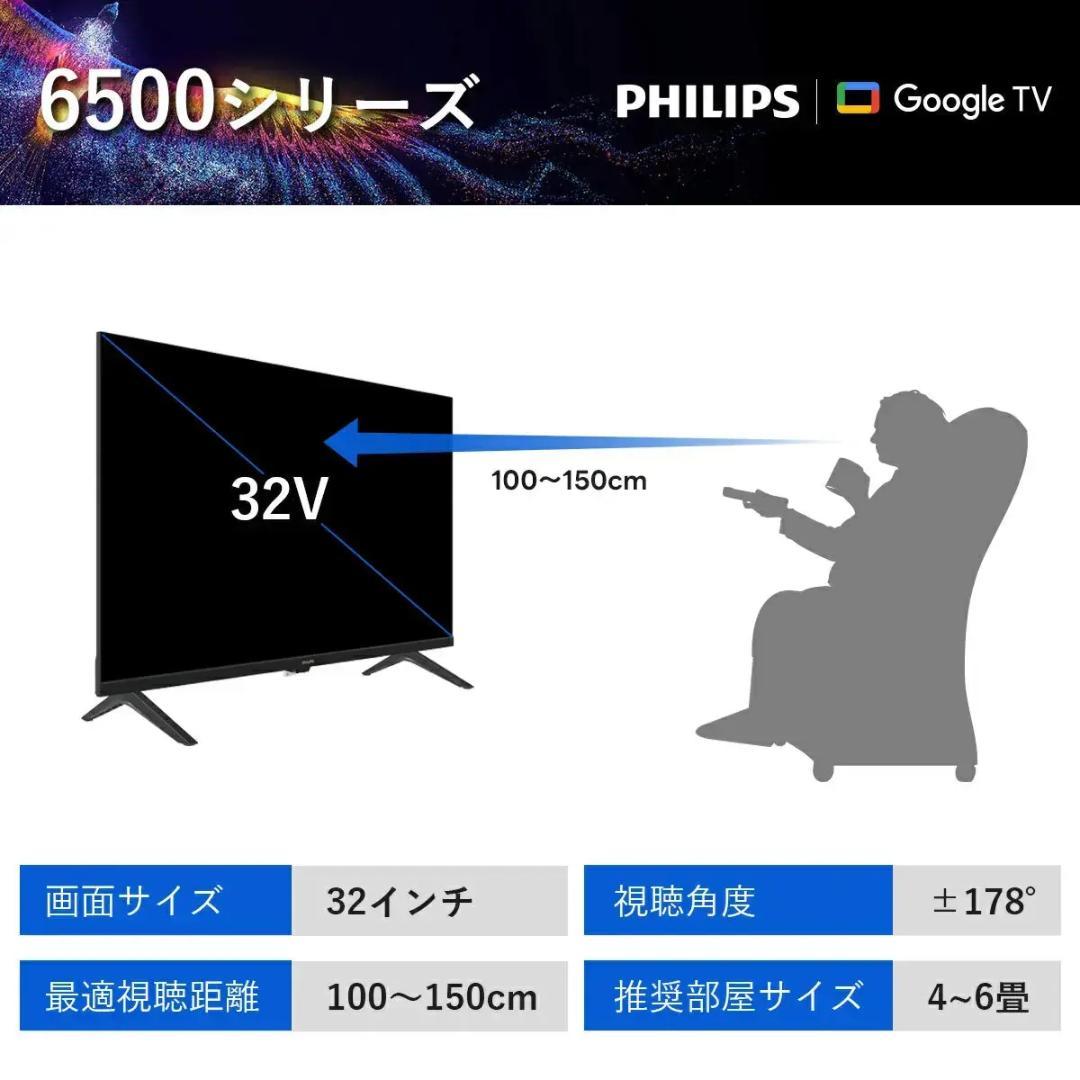 【過去最大割引！ 】PHILIPS チューナーレステレビ PHH6569 32型