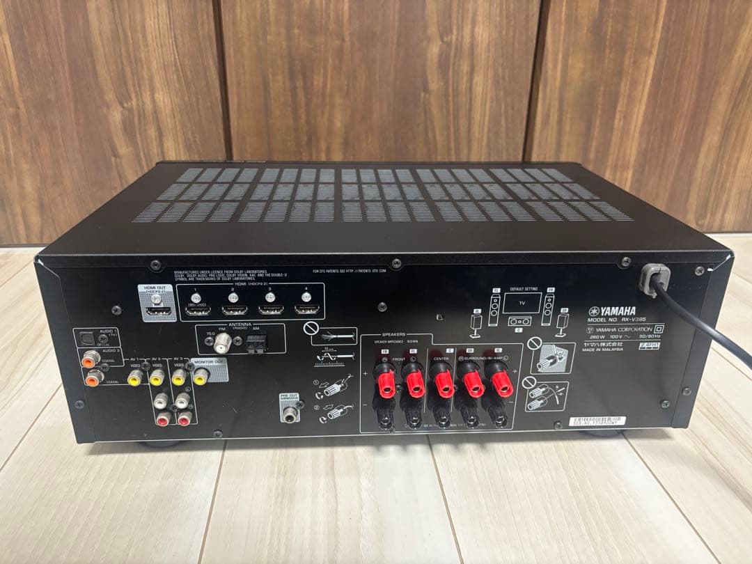 アンプ YAMAHA RX-V385