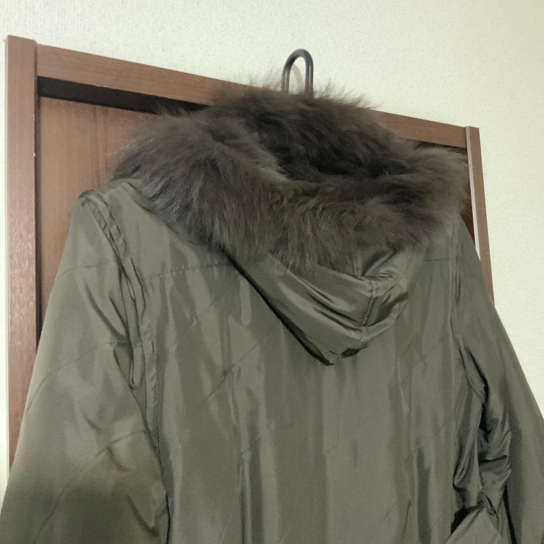 2点おまとめ　美品　フォックス　シルク　リバーシブル　コート　軽い