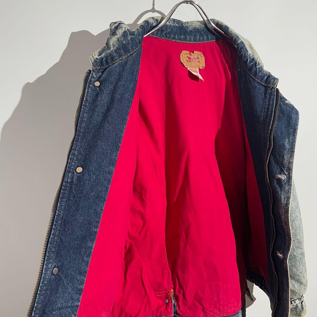 90s Levi's 75074 デニムジャケット　ケミカルウォッシュ　USA製