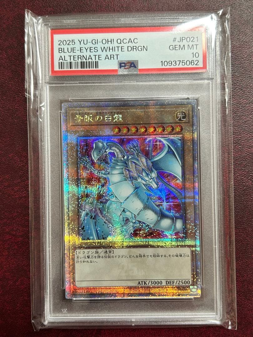 PSA10 連番 ブラックマジシャン 青眼の白龍 25th クオシク 絵違い