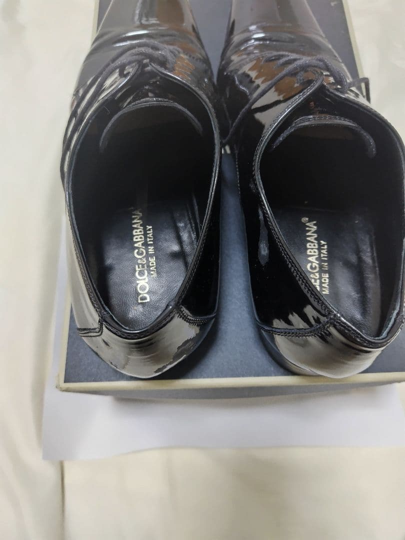 ドルチェ&ガッバーナ　エナメルシューズ　シューズケース付き