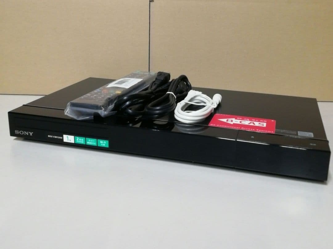 SONY BDZ-EW1200　2TB/W録画/外付けHDD対応/Wi-Fi内蔵