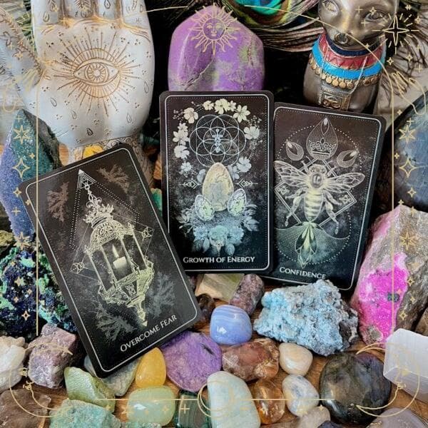 ★正規品オラクルカード★洗練されたシックな魔法の護符のオラクル／ブラックエッジ