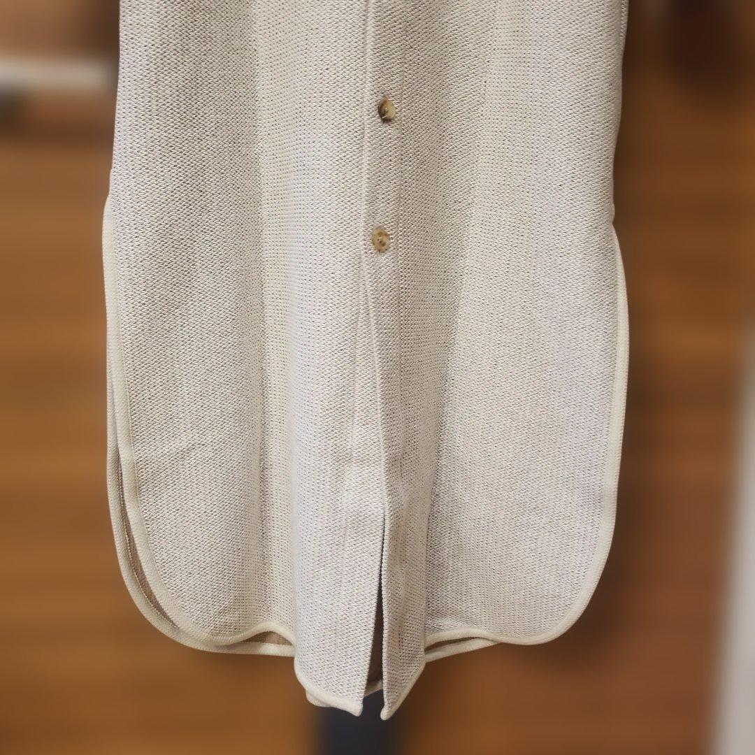 AURALEE ベージュ 長袖シャツワンピース サイズ1