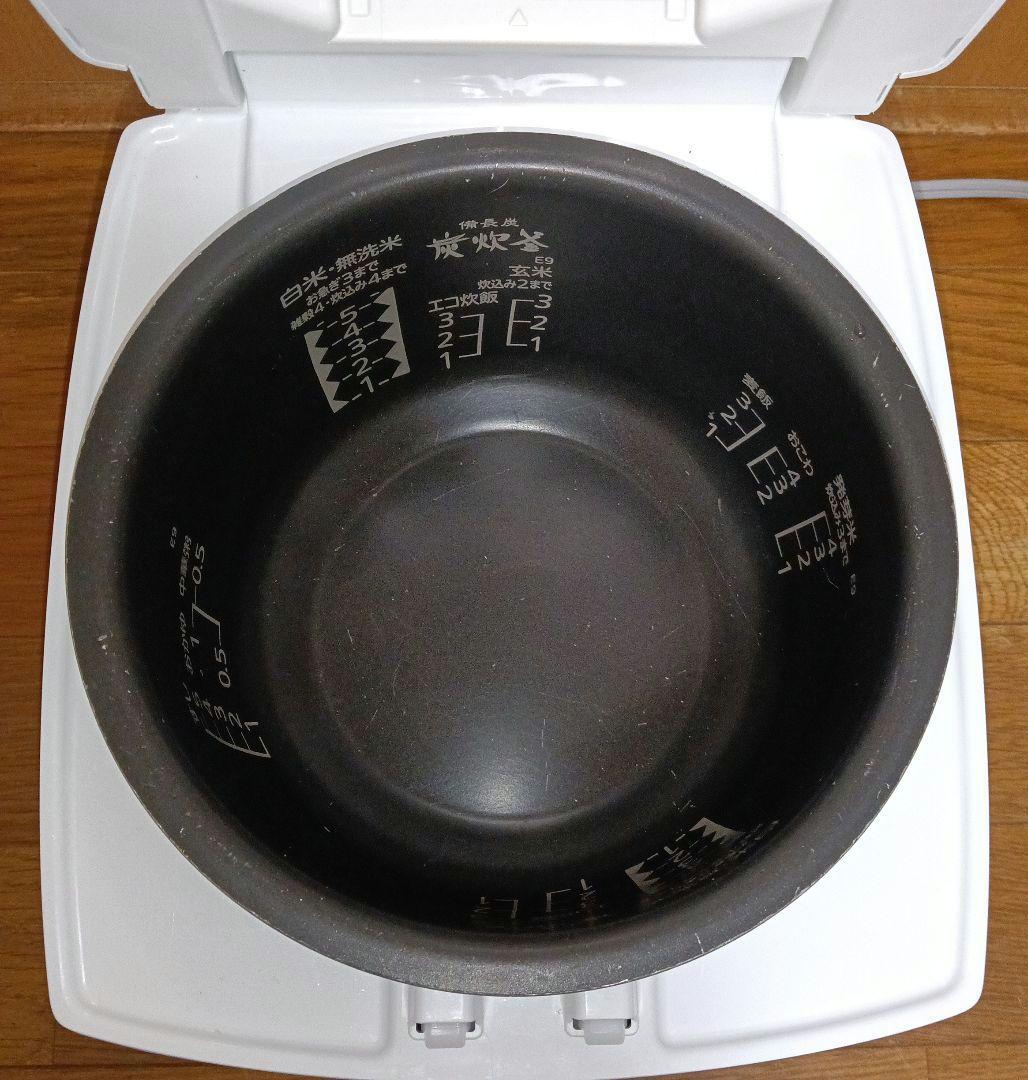 三菱【良品】　5.5合炊き炊飯器。【本炭釜】