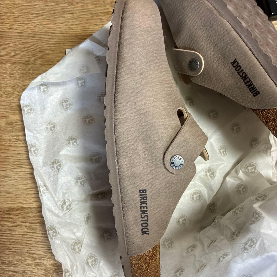 BIRKENSTOCK ボストン　41 26.5 デザートダストグレー