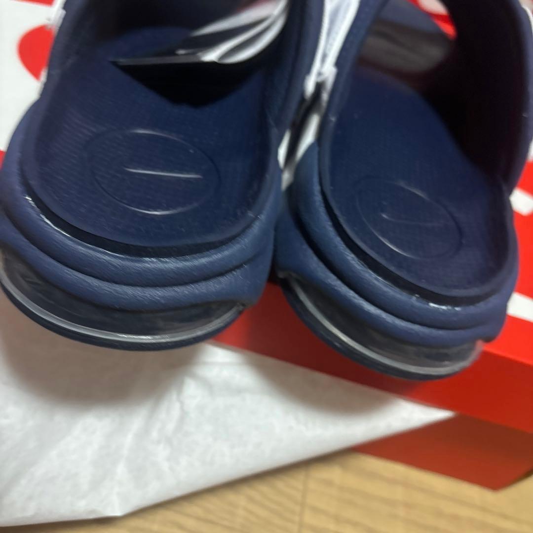 NIKE 28 アップテンポ　スライド　サンダネイビー　28 メル再民
