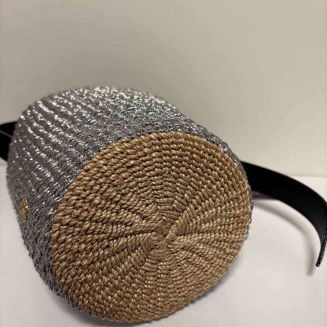 ヤマダヤ　ガルン　ヴィオラドーロ MIRO アバカメタリックバケツバッグ