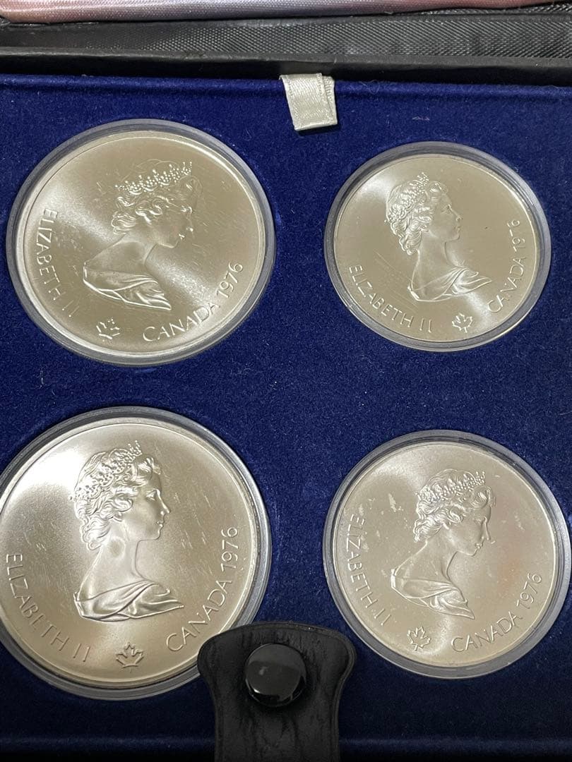 1976年　モントリオールオリンピック　記念銀貨
