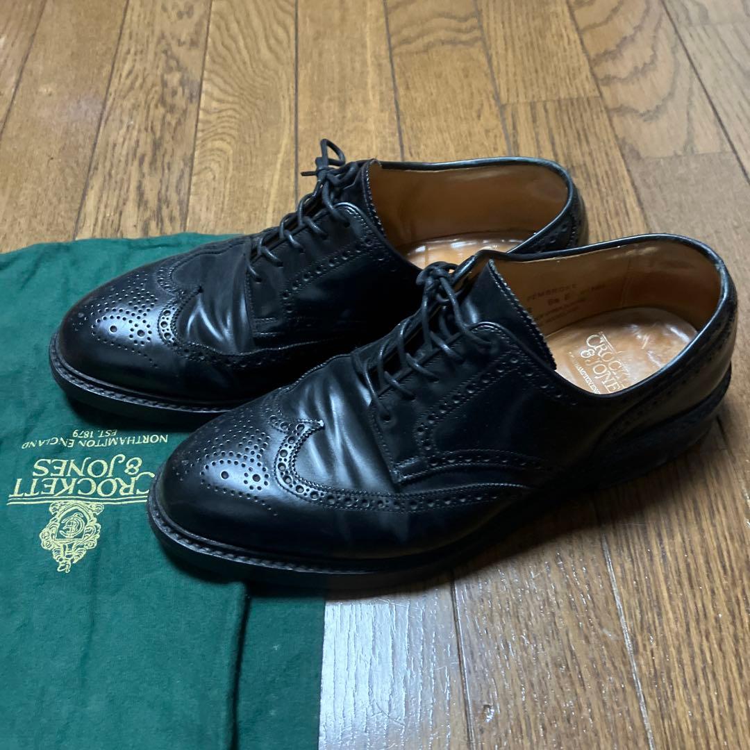 クロケット&ジョーンズ　ウイングチップ　UK8.5E ダイナイトソール