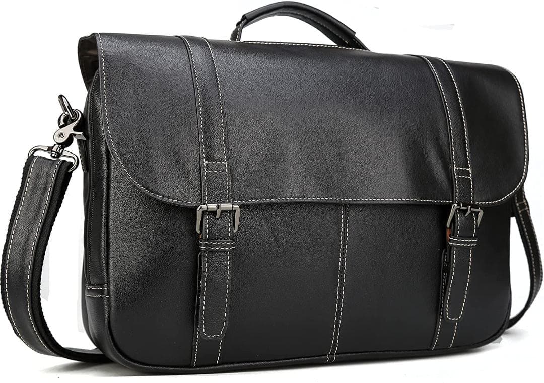 雅革 ビジネスバッグ 牛革 2way 大容量 レザー ショルダーバッグ 斜めがけ