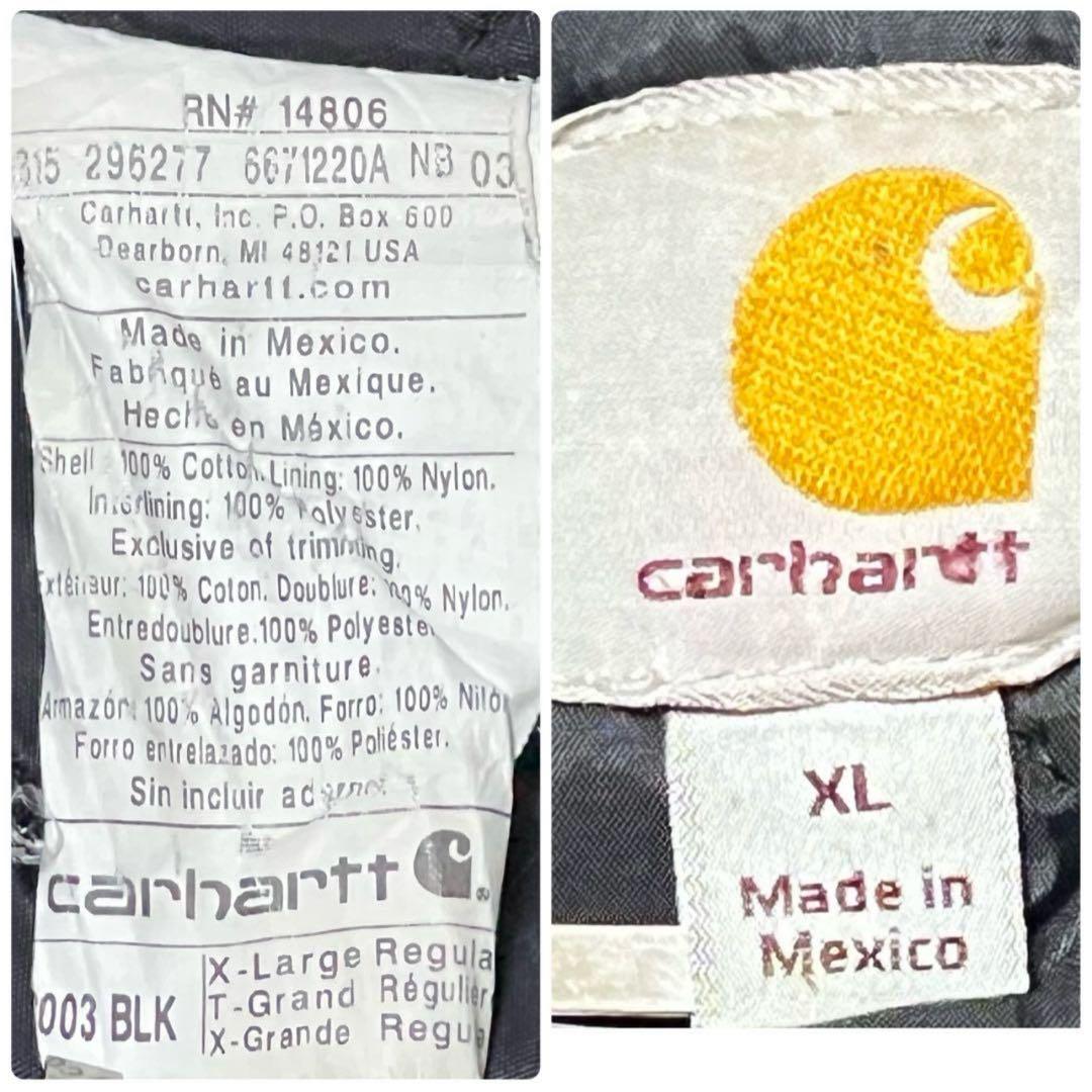 Carhartt カーハート ダックジャケット　ワークジャケット　XL 黒