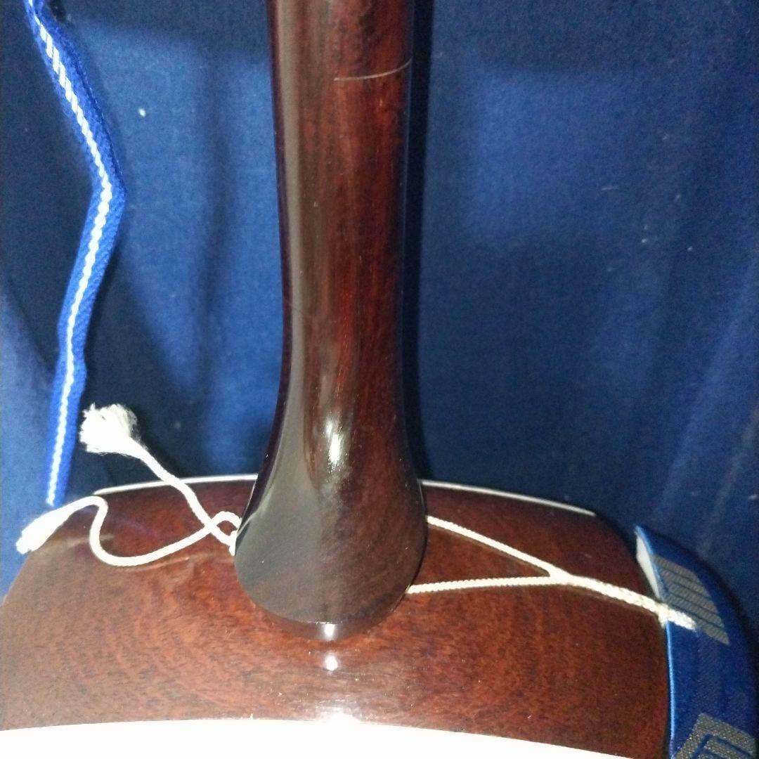 三味線 中棹 東さわり有り　短棹　破れ無し　ハードケース付き